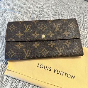 Louis Vuitton Monogram Porte Monnaie Long Wallet Vintage
